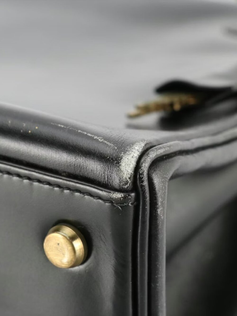 Hermès Vintage Black Kelly Retourne 32 Bag - Picture 10 of 16